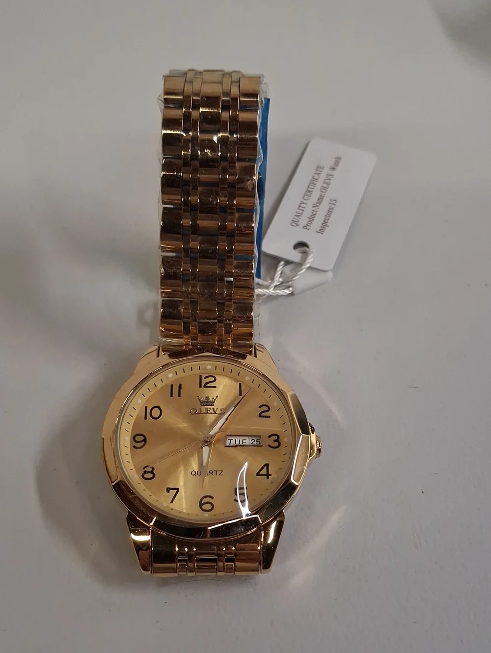Olevs gold tone